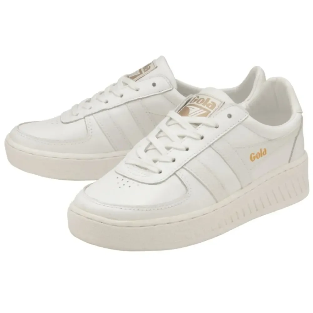 Gola Women's White Classics Grandslam Leather Sneakers Size 7